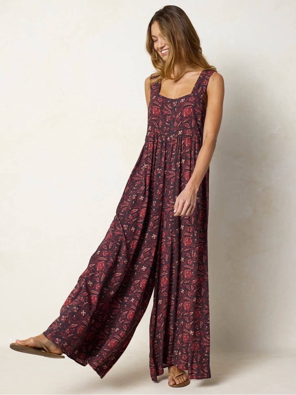 Natural Life Tricia Jumpsuit Sz Medium